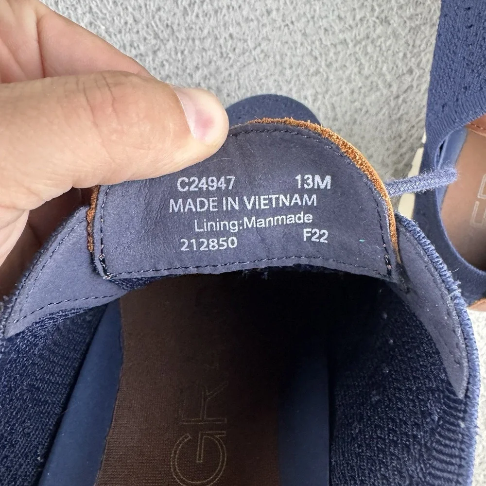 Cole HAAN Zero Gravity Men's Sneakers‎ Shoes Casual Derby Sz 13 Navy
